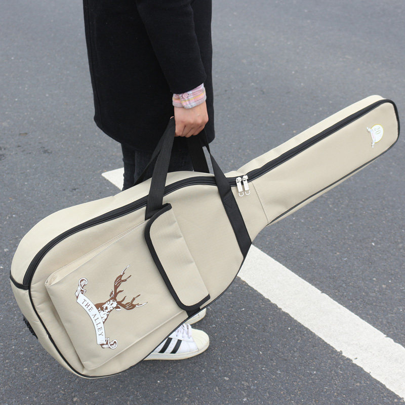 Guitar kit Guitar Bag Waterproof Guitar Bag 36 Inch Double Shoulder Bag 34 inch Thickened Hug Bag Folk Guitar Protective Sleeve