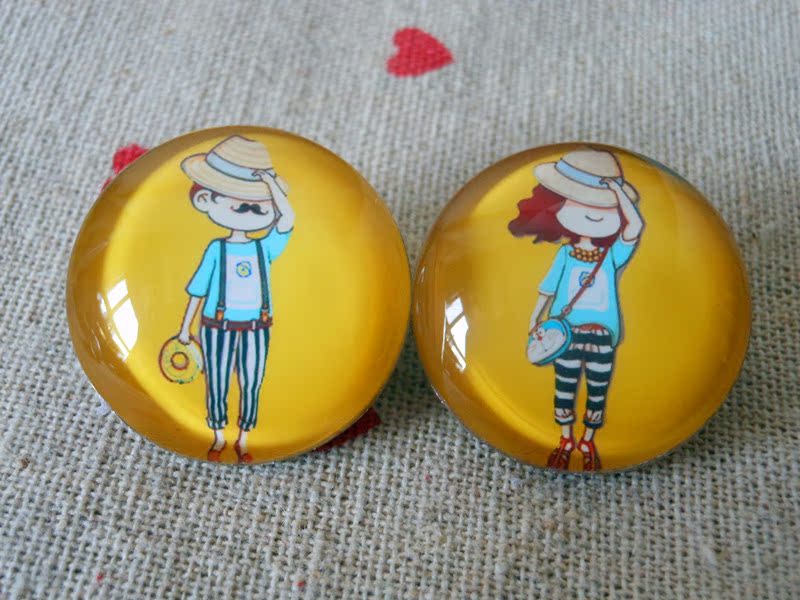 Broche Lovers en plexiglas - Ref 1180872 Image 7
