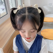 Zuos zuosisi tide children hair accessories girl double Ponytail Bow Hairband childrens rubber band kindergarten head rope
