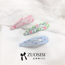 Children bangs bb clip South Korea girls trend hair baby floral water droplets hairclip combination card