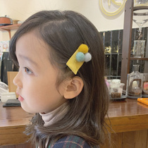 Autumn and winter Han Fan high quality childrens hair accessories new Zuos tide children hairclip girl wool ball card