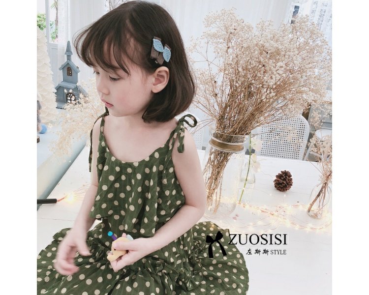Phụ kiện tóc trẻ em Hàn Quốc Zuosisi cho bé lá nhỏ trên clip cô gái kẹp tóc khí chất cao cấp băng đô con ếch