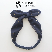 Star Moon Children Bow Mũ con gái Hàn Quốc Phụ kiện tóc Bé thỏ tai Cha mẹ kẹp tóc càng cua hàn quốc