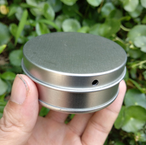 52bushcraft outdoor flannel burning carbon cloth set Metal box Carbon cloth original cloth Carbon cloth tank