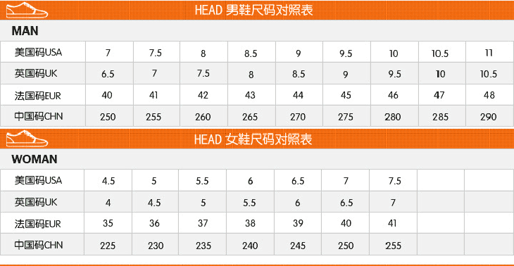 Gửi vớ Heide HEAD chính hãng đặc biệt ưu đãi giày mới cho nam giày thể thao nữ chính hãng
