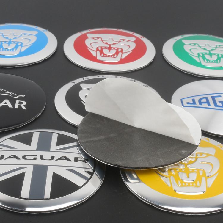Suitable for Xj Xf Xk X-Type Jaguar Wheel Center Cap Modification Wheel Cap Sticker Tire Cap Patch