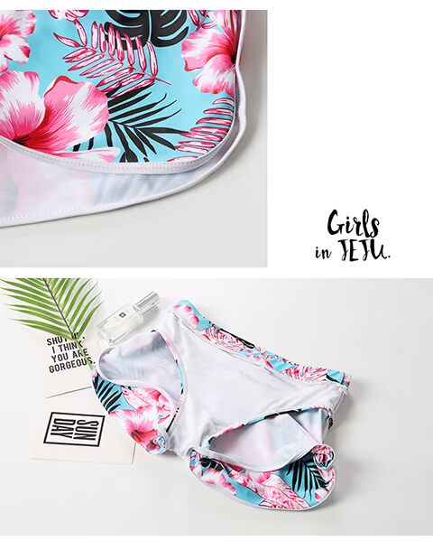 Cặp đôi đồ bơi nữ váy boxer ba mảnh bikini nóng bỏng mùa xuân bảo thủ bãi biển giải trí phù hợp 	đồ đi biển đôi	