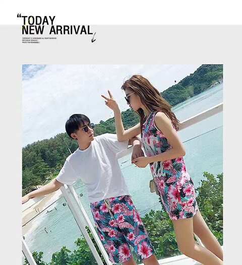 Cặp đôi đồ bơi nữ váy boxer ba mảnh bikini nóng bỏng mùa xuân bảo thủ bãi biển giải trí phù hợp 	đồ đi biển đôi	