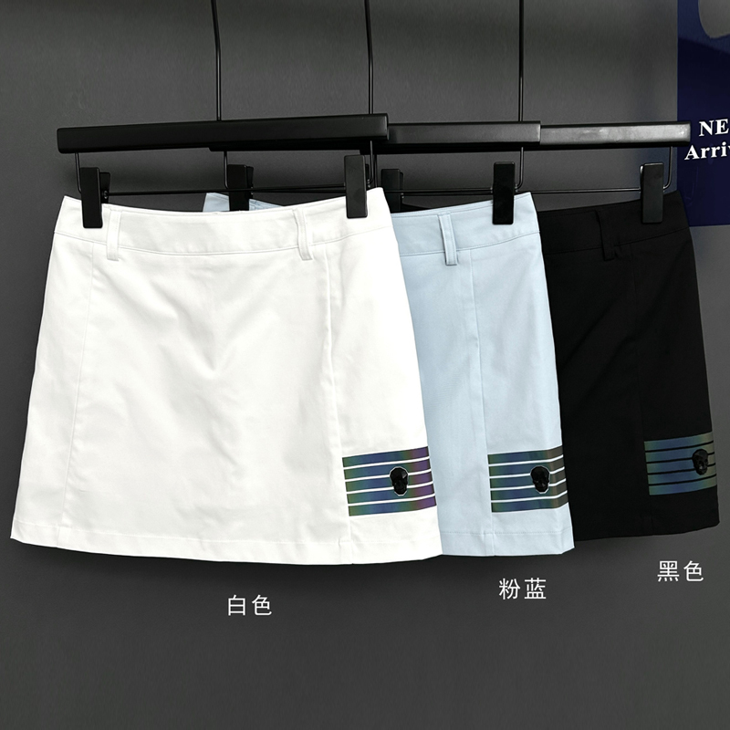 New Golf Skirt for Women, Fashionable and Versatile, Quick-Drying, Elastic, Anti-Exposure, Hip-Hugging Skirt, Korean Style Sports Skirt