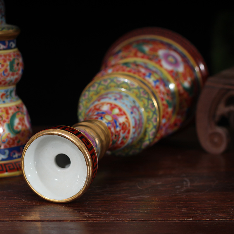 Archaize of jingdezhen blue and white landscape with porcelain based 30 cm high blue and white porcelain grain porcelain based holder