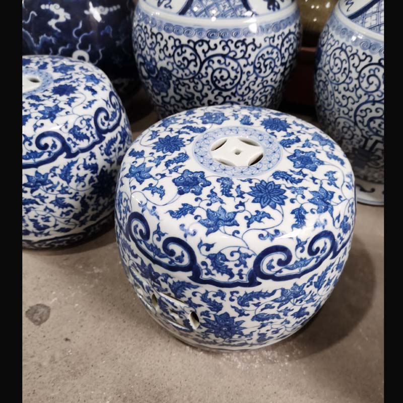 Jingdezhen porcelain who hand - made of hand - made porcelain garden porcelain who classical culture blue who