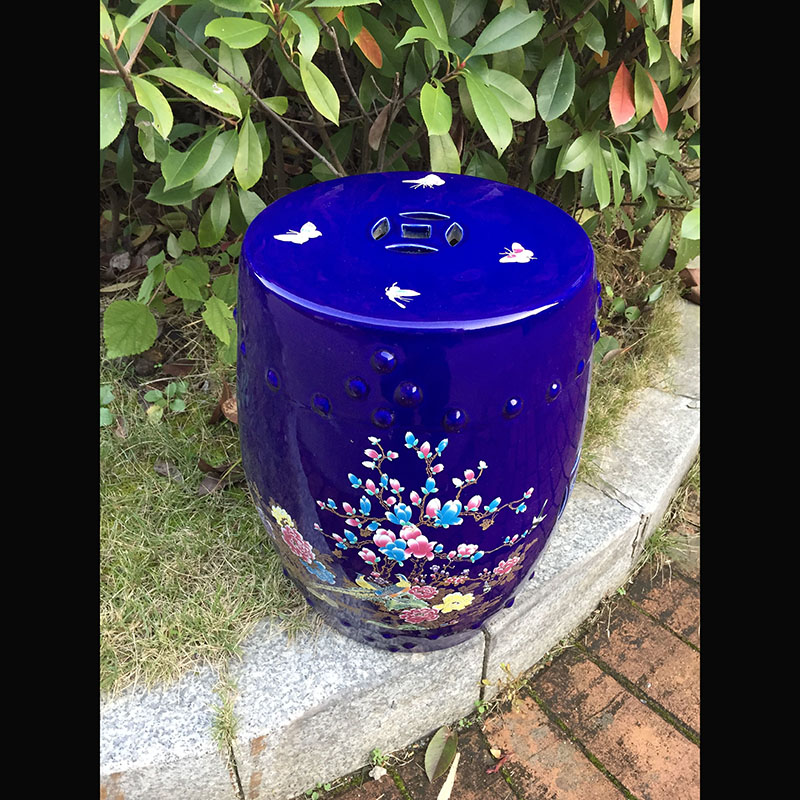 Jingdezhen classical high - grade simple flower blue porcelain who ji blue classic ceramic porcelain who