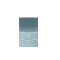 Jingdezhen azure porcelain pen holder ink pad box powder box pen washer incense stick elegant and high-end literary and artistic utensils