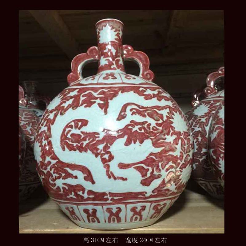 Imitation of the yuan dynasty blue and white porcelain jar zito bian yuan dynasty blue - and - white porcelain pot of jingdezhen blue and white comb antique pot