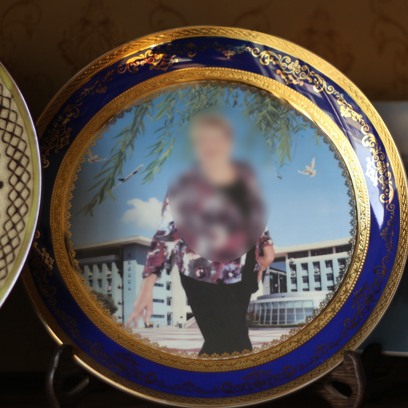 Customized wedding portrait porcelain porcelain plate of ipads China porcelain plate character customization plate 25 to 30