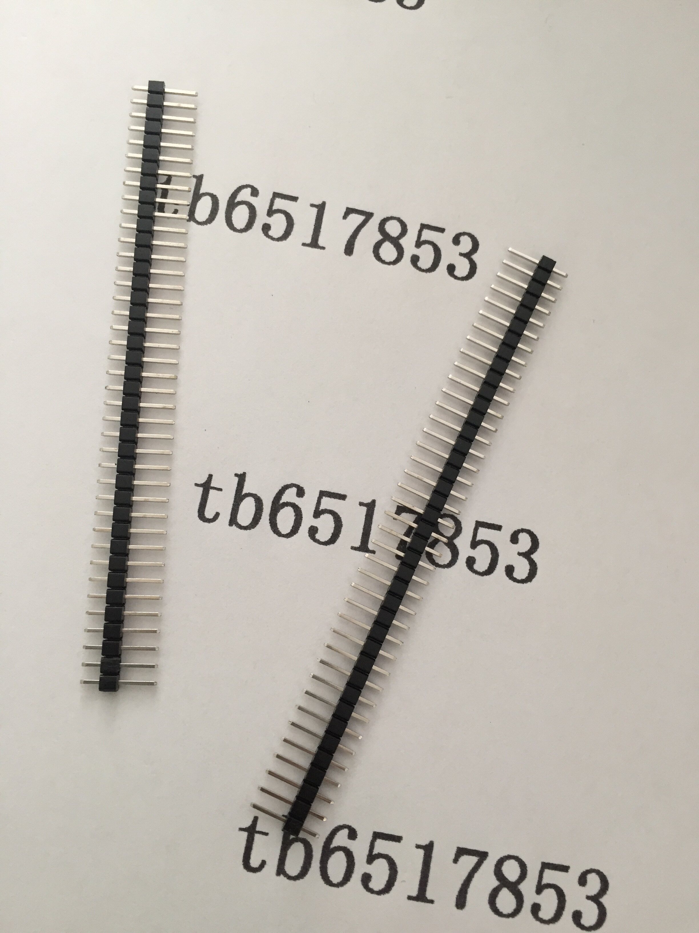 间距2.54MM单排排针单排针插针1*40PIN排针 按条卖