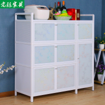 Kitchen cabinets simple cupboards household kitchen cabinets economical assembly aluminum alloy kitchen cabinets lockers