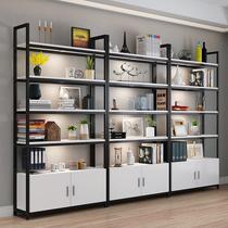 Steel wood bookshelf wrought iron shelf floor-to-ceiling multi-layer microwave oven rack storage rack display rack combination storage rack