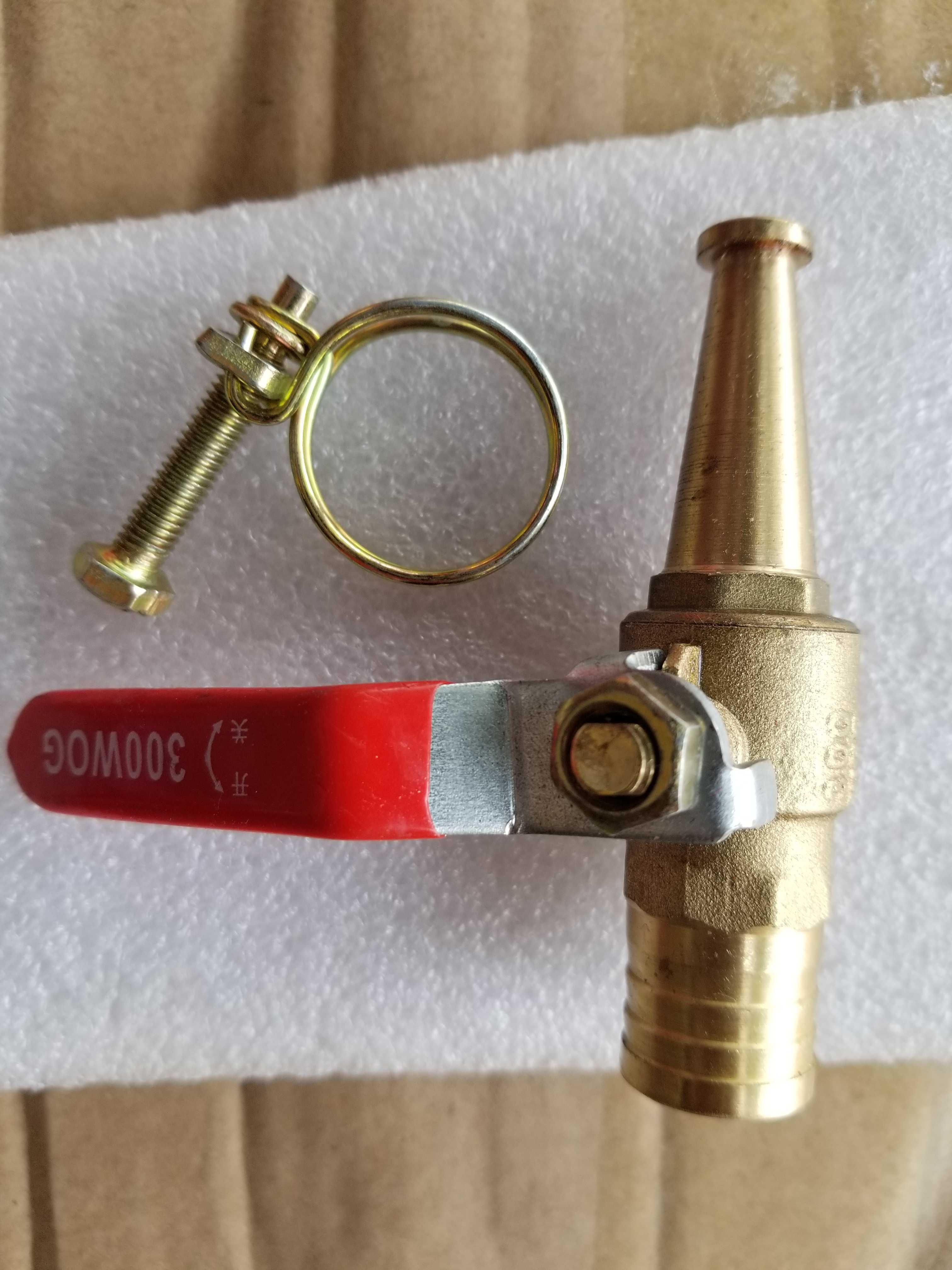 Full copper DC water gun with switch reel special copper gun head