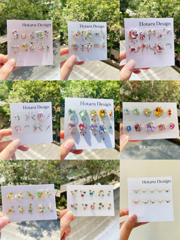 Popular Collection of Swarovski Nail Art Materials in Stock, Hotaru's Whimsical Ideas, Huazi Diamond Nail Art