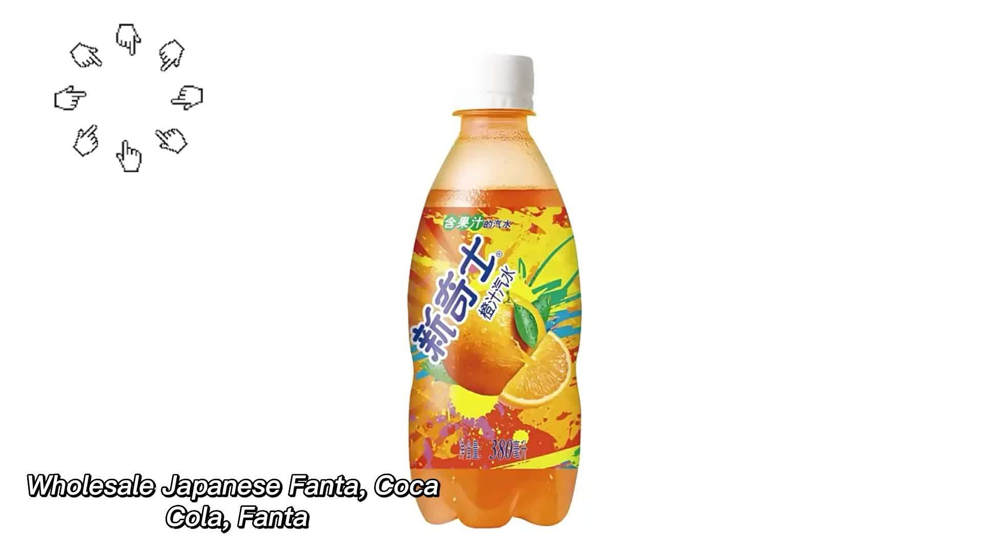 Watsons Sunkist Flavor 380ml Soft Drink Carbonated Drinks Soda Water Aerated Water Sparkling