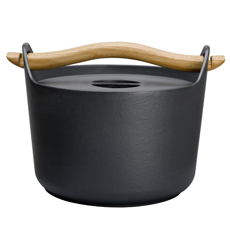 Bag tax Finland Iittala Sarpaneva log handle cast iron enamel pan with saucepan saucepan saucepan
