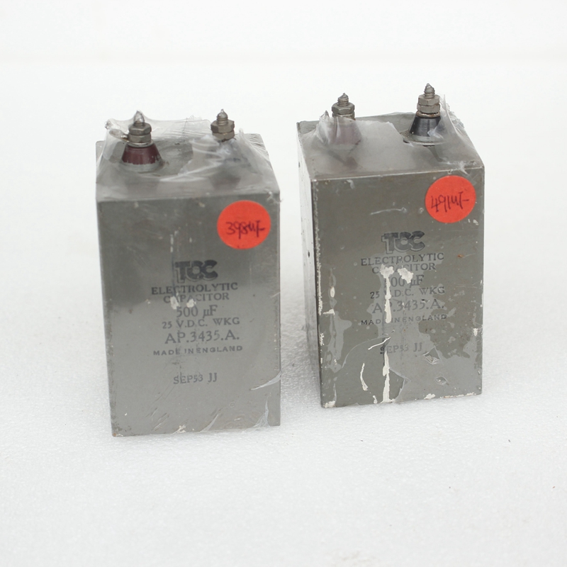 UK Lower electromechanical wood TCC 500UF 25V 500UF 50V positive and negative gallbladder machine Fever capacitor-Taobao