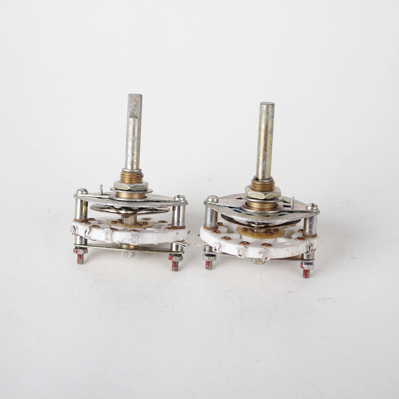 New inventory monolayer screw 3 down to 3-gear silver plated copper band switch ceramic rotary switch-Taobao