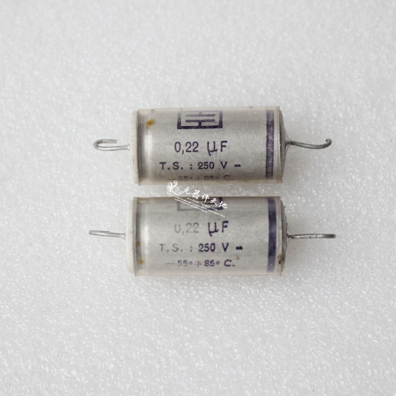 Early Lower Machine 0 22UF 250V Single porcelain head Fever Gallbladder capacitor One end pin connector