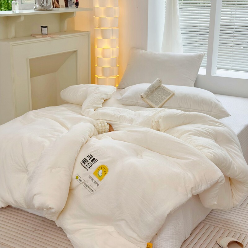 [Fuji Store] Organic Warm Bean Soft Soybean Fiber Spring, Autumn, and Winter Quilt Double Student Dormitory Quilt Core