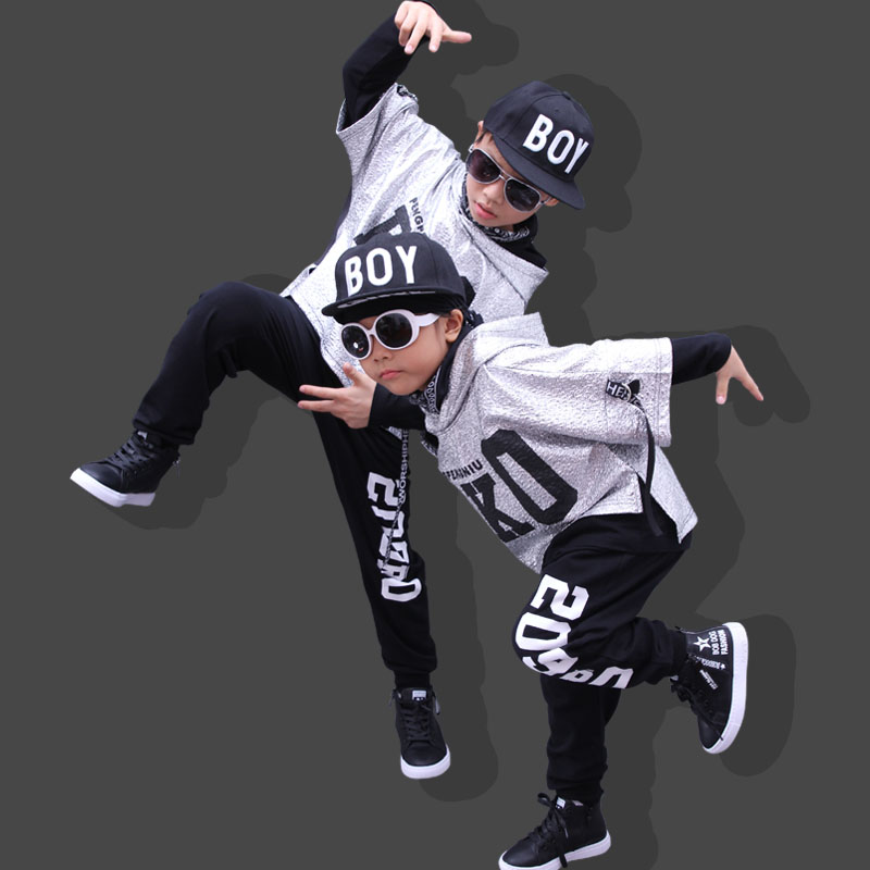 Boy Street dance suit 2021 new spring and autumn CUHK youngster Han version boy loose 9 hip-hop craze three-piece set