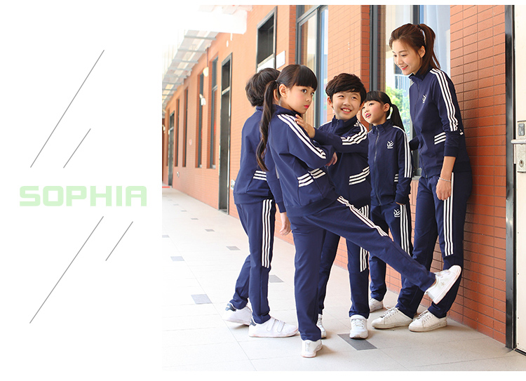 Mùa thu mới đồng phục phụ huynh-trẻ em tùy chỉnh lớn trẻ em thể thao phù hợp với mẫu giáo trường tiểu học phục vụ đồng phục đồ bé trai