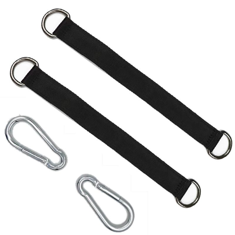 Swing Connector Hook Horizontal Bar Extension with Spring Hook Outdoor Mountaineering Climbing Buckle Multi-Functional Connection Belt Courtyard