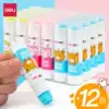Deli stationery 7165 lovely children glue stick 9G student office manual solid glue DIY glue single