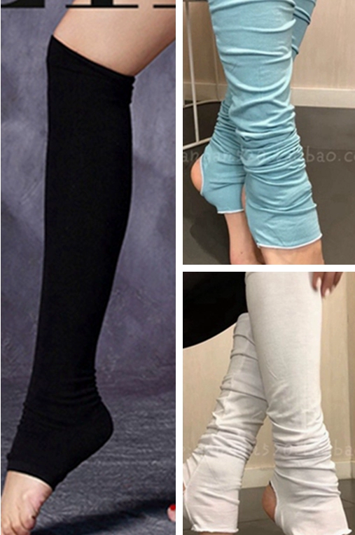 Mẫu sản phẩm mới cá tính quần legging cotton thấm hút mồ hôi đống quần tất gấp được, bao chân, gối và bàn chân, bao tay, bao chân đẹp - Vớ mắt cá chân