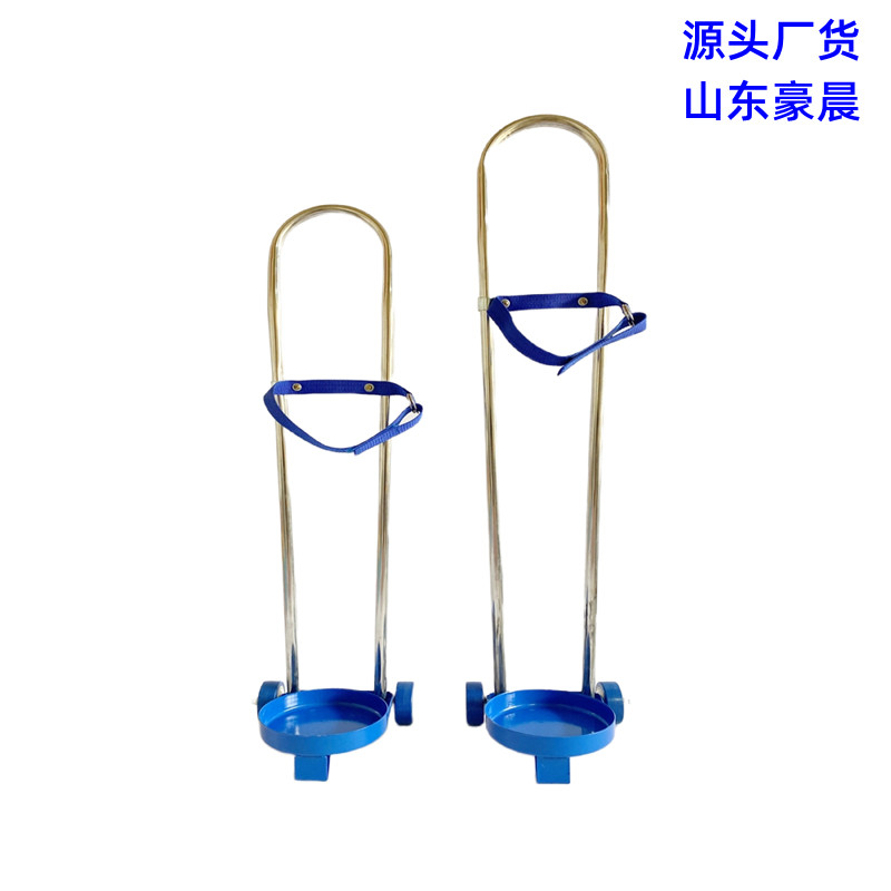 Oxygen Cylinder Small Cart High Pressure Carbon Dioxide Argon Nitrogen Helium Steel Steel Bottle Portable Medical Home Trolleys