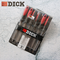 Dick file imported from Germany small file set 6-piece set plastic handle matching plastic bag