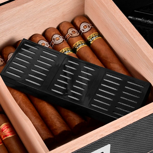 Яичный дракон сигар коробка кедр деревянная увлажняющая коробка углеродного волокна