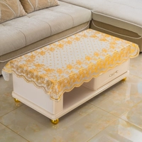 Phong cách châu Âu chữ nhật cà phê bảng vải không thấm nước dùng một lần chống bỏng chiếu bảng vuông nhựa PVC khăn trải bàn vải - Khăn trải bàn mẫu khăn trải bàn tròn đẹp