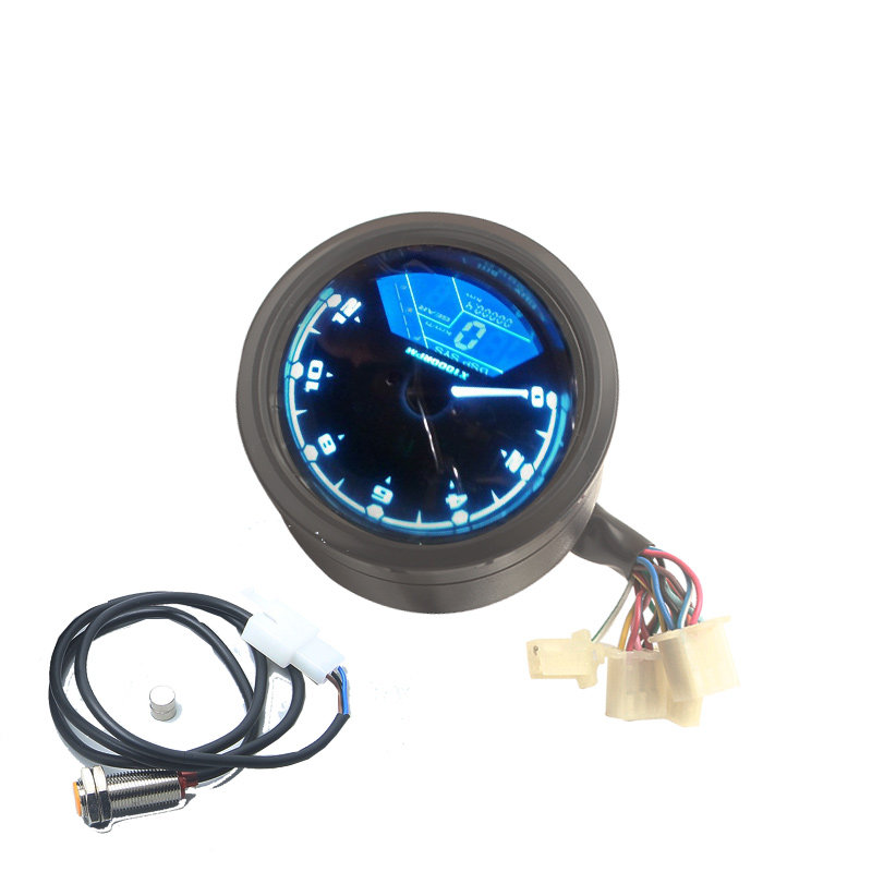 Modified parts motorcycle baboon LCD meter retro fuel gauge odometer tachometer code meter kilometer meter oil gauge