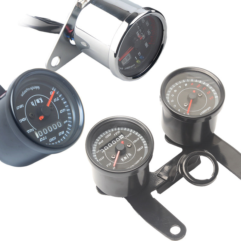 Modified parts locomotive vintage instrument tachometer yard watch kilometer meter mechanical mileage watch assembly gear