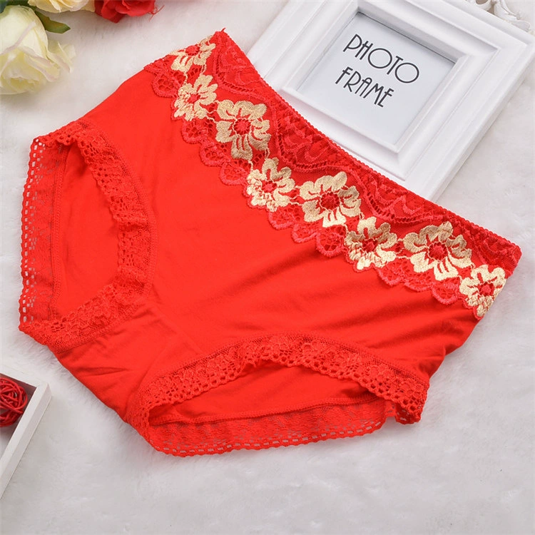 Authentic Xiaotian trẻ em 8815 sợi tre hoa thoáng khí ren tam giác eo phụ nữ đồ lót đầy đủ 10 vận chuyển quốc gia quần áo lót