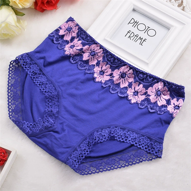 Authentic Xiaotian trẻ em 8815 sợi tre hoa thoáng khí ren tam giác eo phụ nữ đồ lót đầy đủ 10 vận chuyển quốc gia quần áo lót