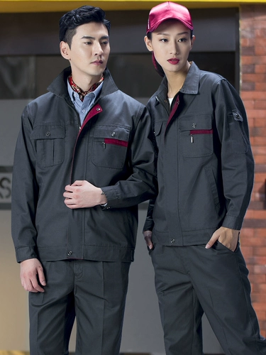 Костюм рабочей одежды для мужчин с длинными рукавами, износостойкие весенние и осенние верхние фабричные костюмы, одежда для мастерских по ремонту автомобилей, одежда для электриков, индивидуальная одежда по страхованию труда