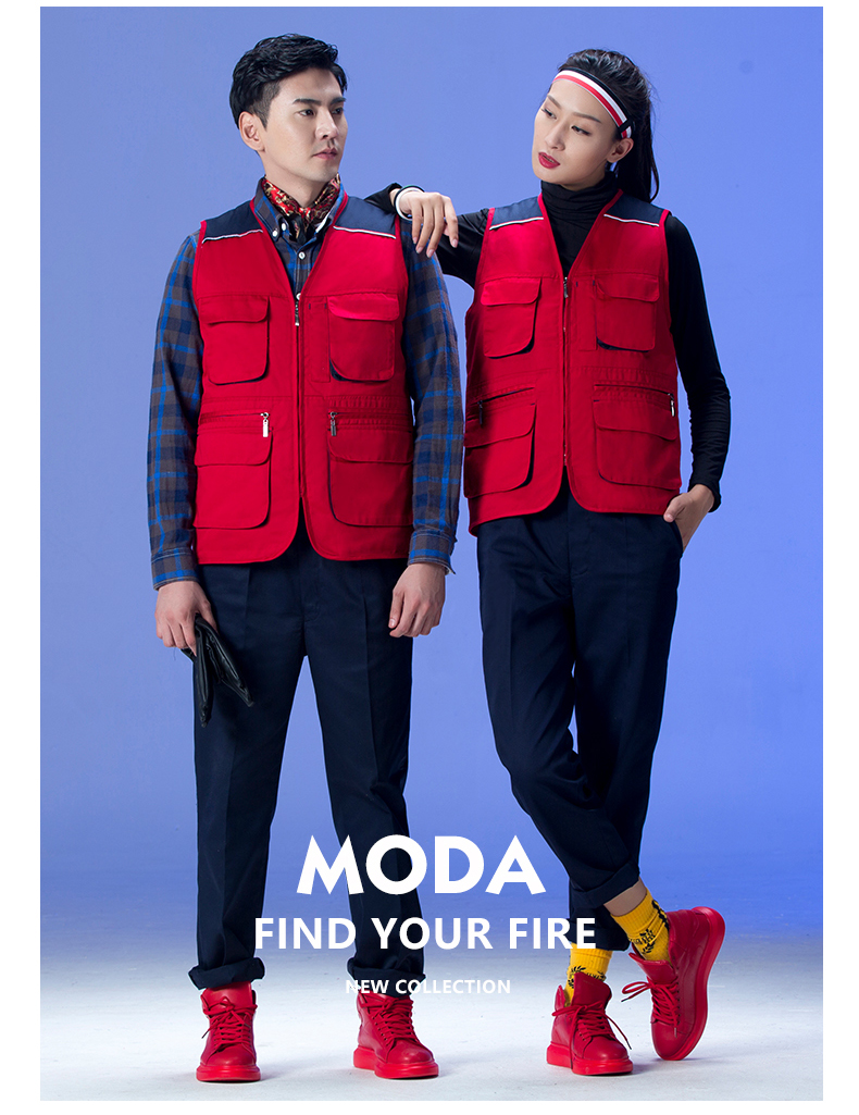 Áo vest cotton in logo tùy chỉnh in logo quảng cáo vest mùa thu đông dày bảo hiểm lao động vest vest tình nguyện áo ba lổ