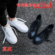 Heightening shoes men 10CM Korean version all-match youth trend men's invisible inner heightening 6cm8cm black casual white shoes