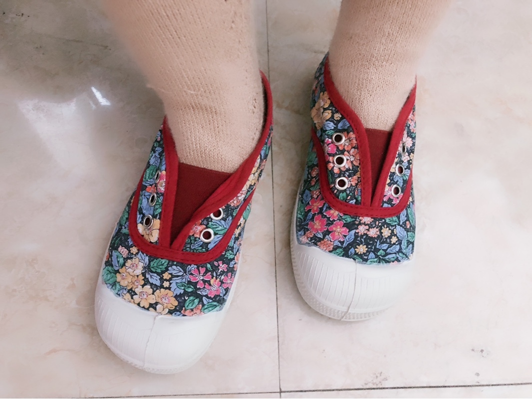 99 non-refundable French Bensimon children's light canvas shoes parent-child shoes one pedal