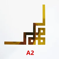 Золотые A2 4 штуки