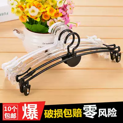 Bra underwear inner pants rack clip underwear shop special non-slip hanging bra underwear clothes hanger household plastic soft glue