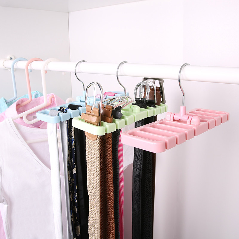 Belt storage rack multi-function hanging tie rack belt belt hanging frame scarf rack silk scarf rack home finishing shelf